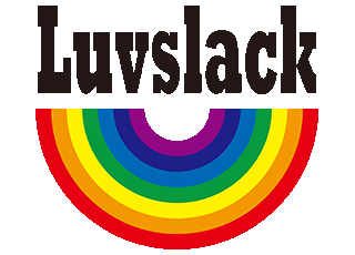 LUVSLACK with 福田ゆきみ ロゴ